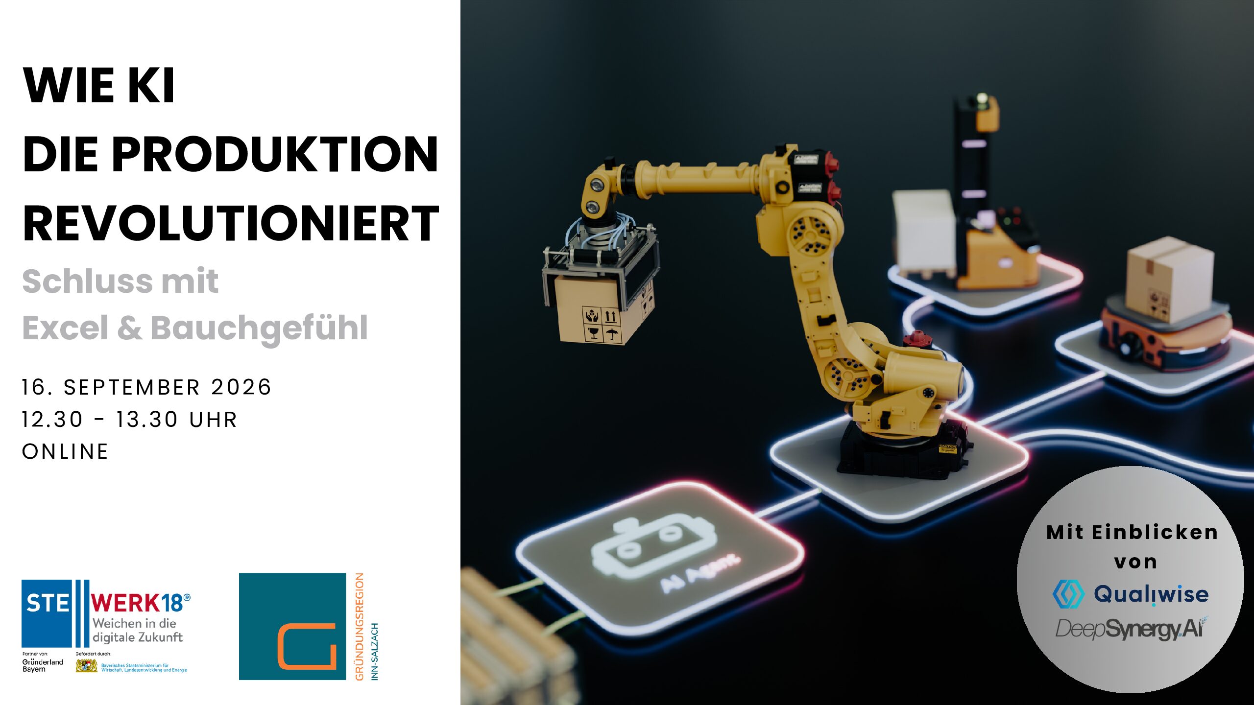 Webinar über KI in der Produktionsplanung